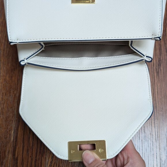 Samantha Vega - Shoulder, Crossbody, Handle Bag - Navy x white - Good Condition - Picture 10 of 16